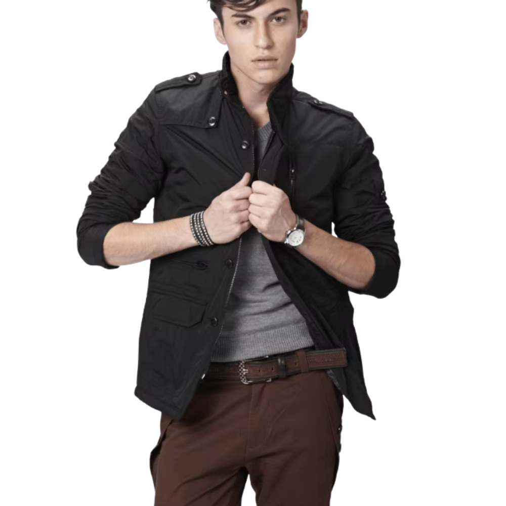 Elegancka Kurtka Przeciw Wiatrowa