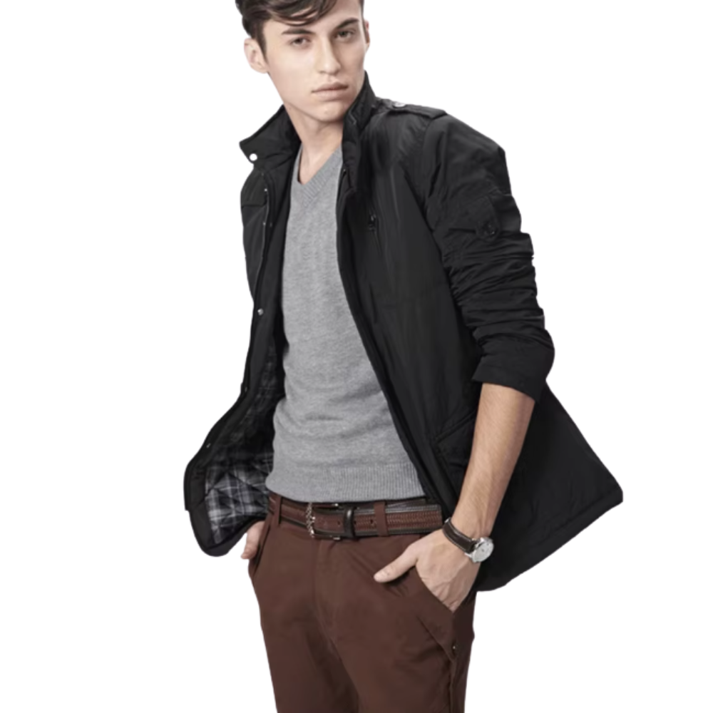 Elegancka Kurtka Przeciw Wiatrowa