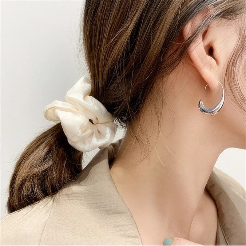 Eleganckie Złote Kolczyki