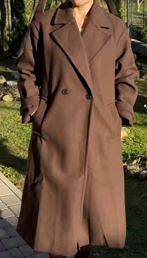 Elora - Długi Luksusowy Płaszcz