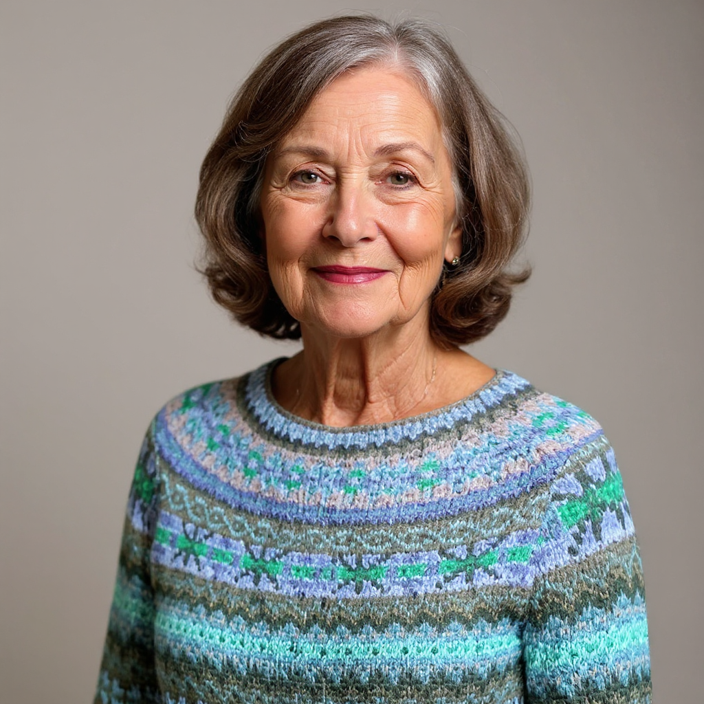 Audrey™| Vintage Islandzki Wełniany Sweter