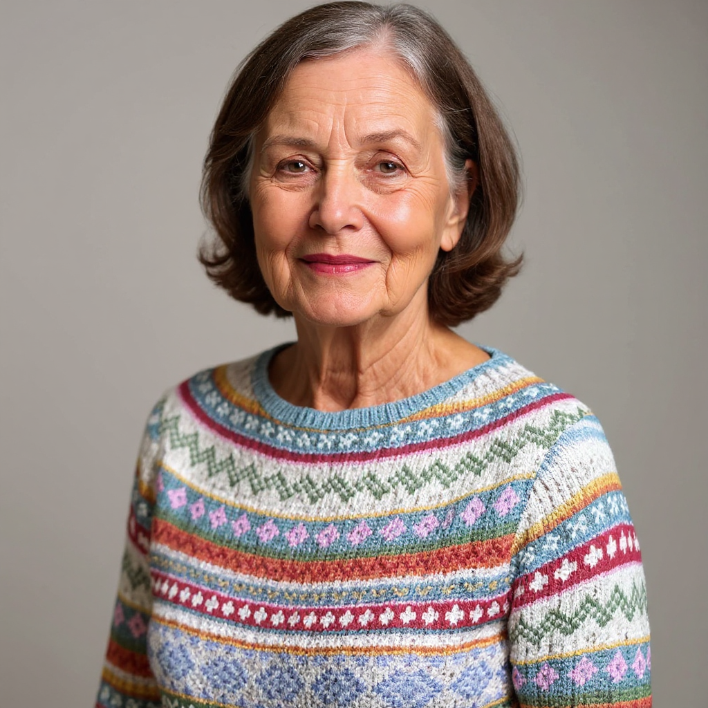 Camila™ | Vintage Islandzki Sweter Wełniany